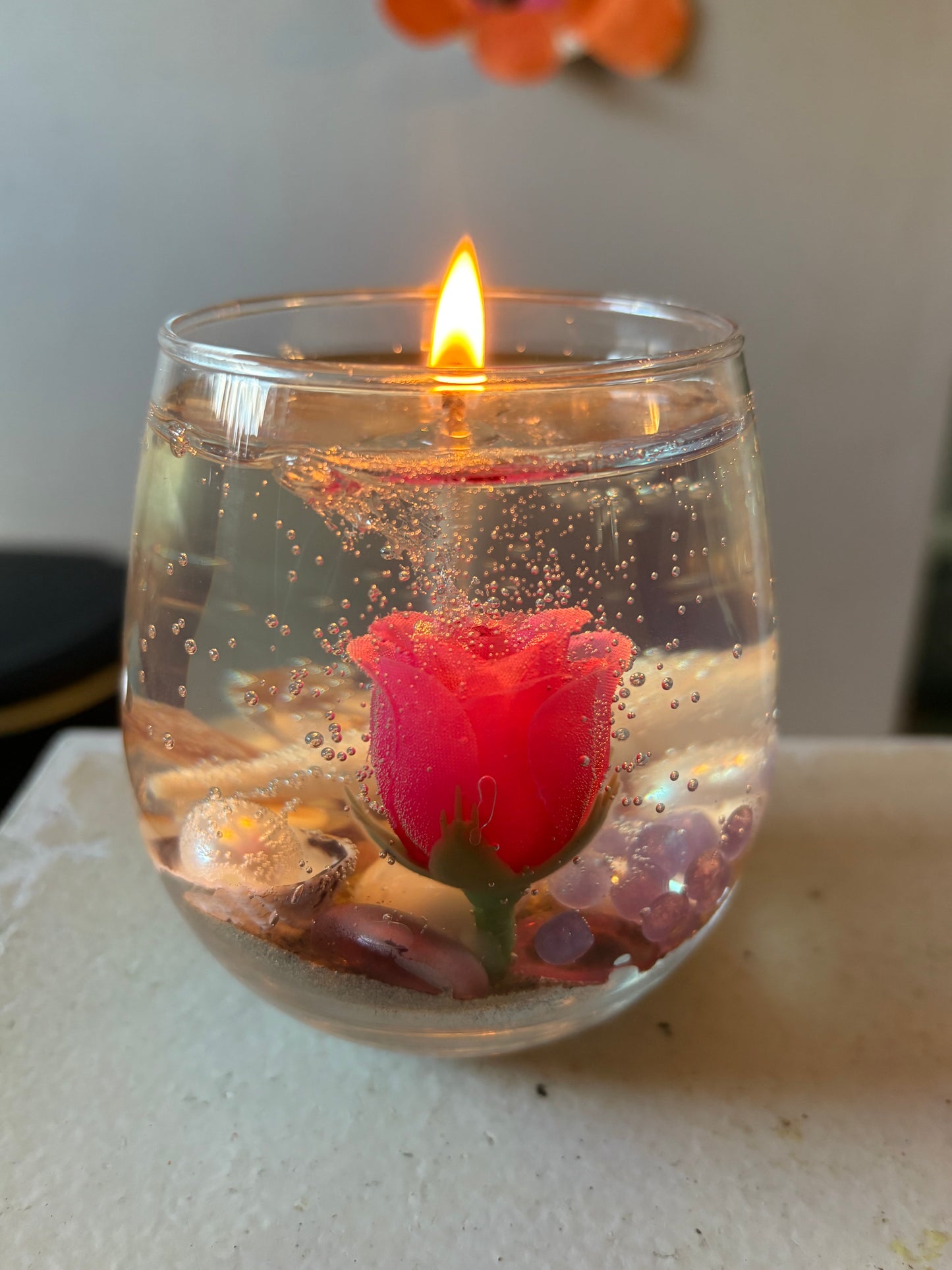 Gel Candle - Beach Themed