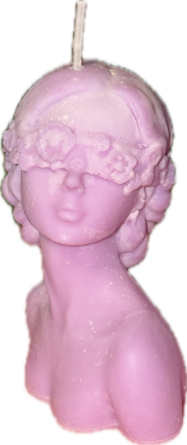 BODY-BLINDFOLDED LADY Candle