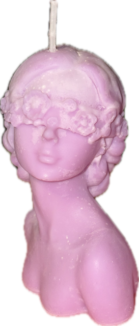 BODY-BLINDFOLDED LADY Candle