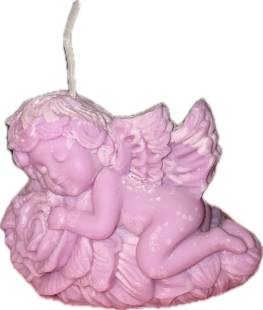 ANGEL ON ROSES Candle