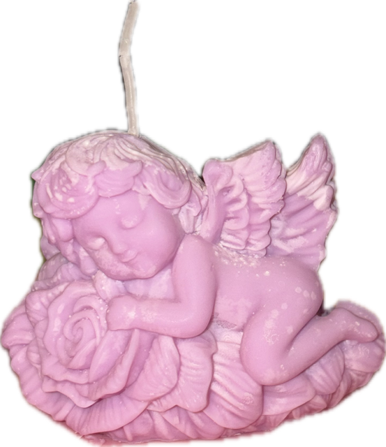 ANGEL ON ROSES Candle